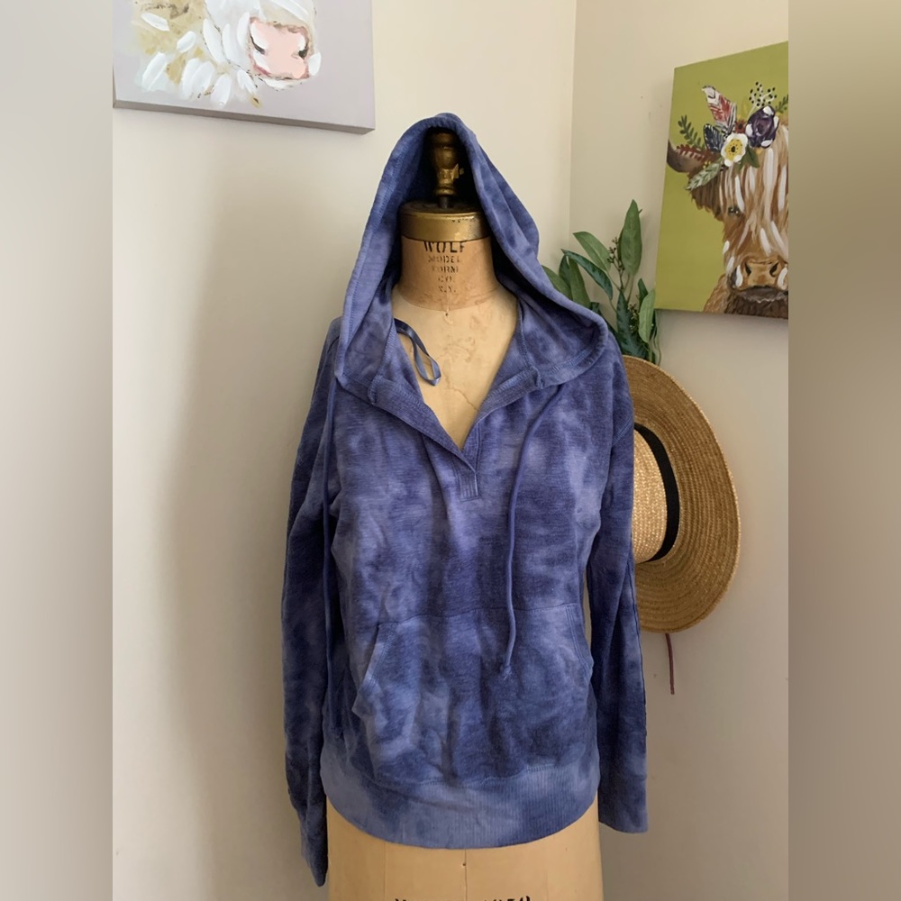 Knox Rose blue tie dye hoodie